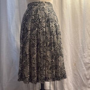 Leopard Print Women's Skirt
